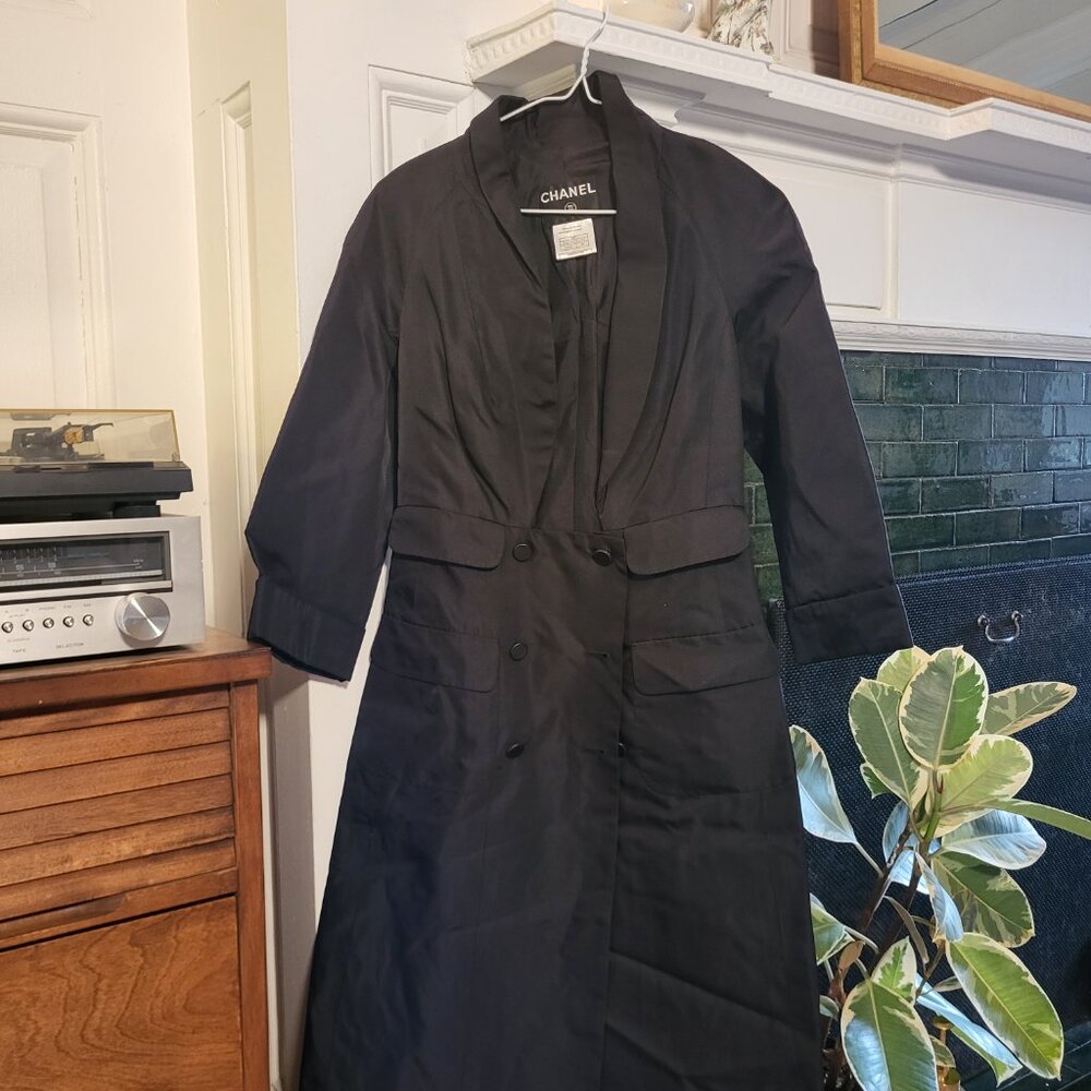 Chanel Silk Black Cocktail Dress